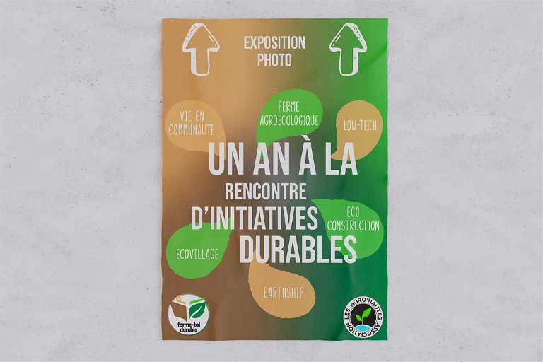 affiche exposition photo forme-toi durable