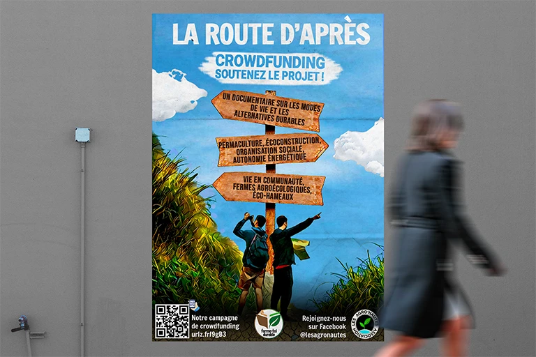 affiche web-série documentaire la route d'après