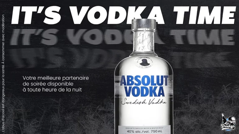 visuel post réseaux sociaux vodka